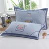 Extra Large Cartoon Cotton Gauze Pillow Towel - Thickened, Soft, Comfy, 3-Layer, Year-Round, Men's Gray