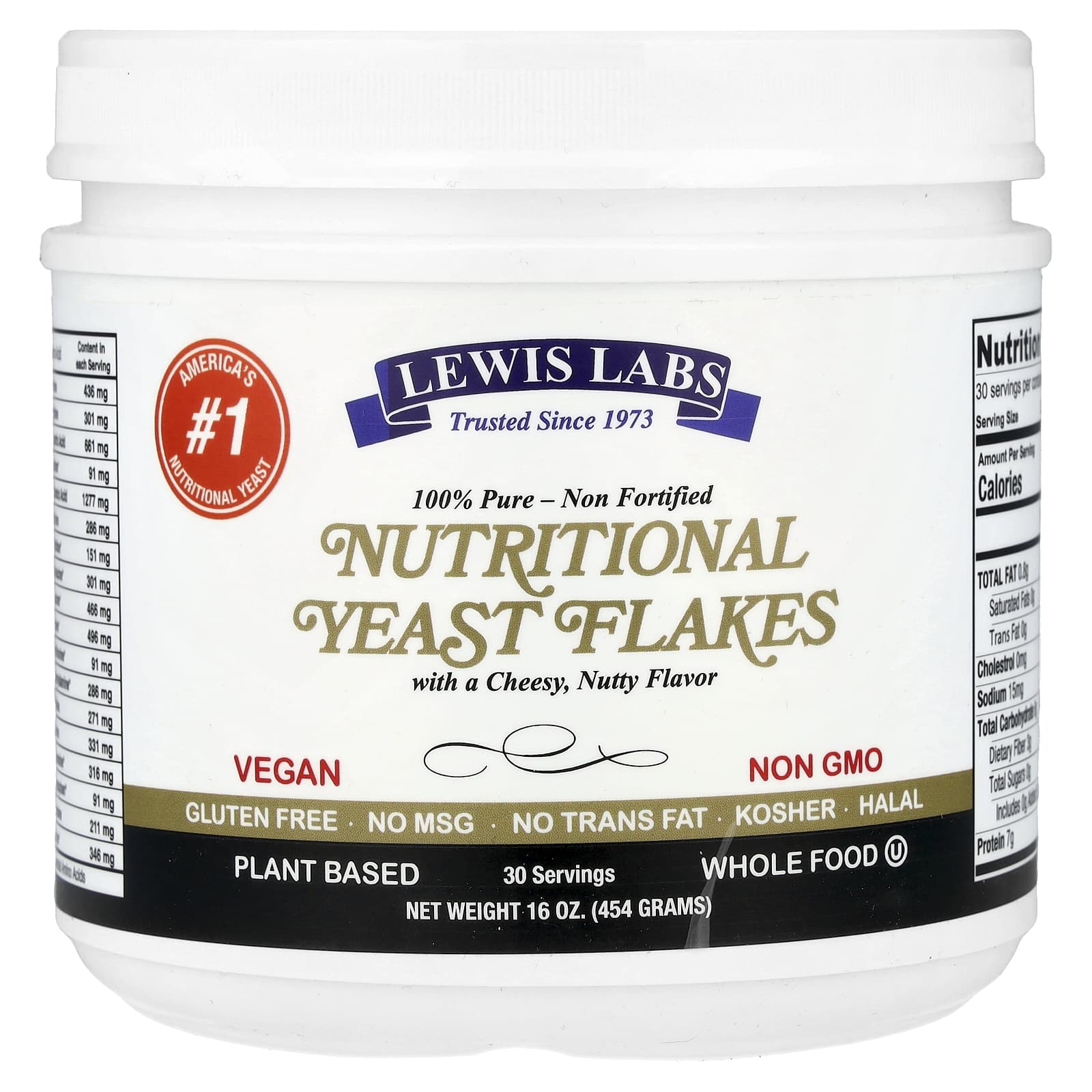 

Nutritional Yeast Flakes, 454G(16Oz)