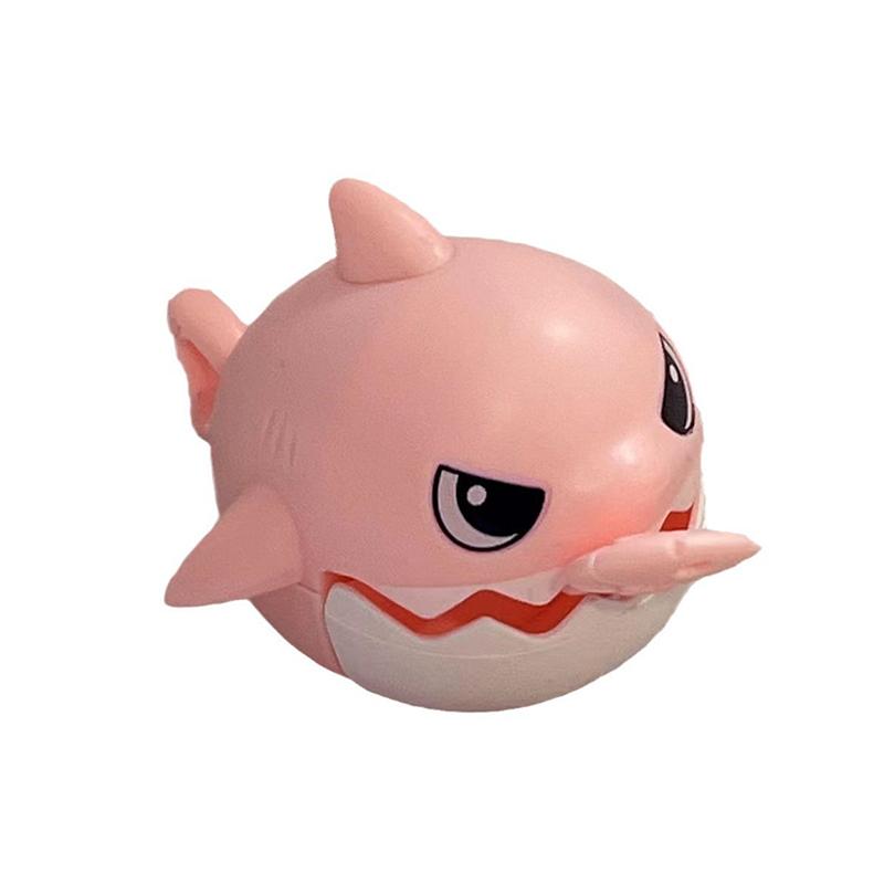 

Мультяшная нить для укуса зубов акулы, открывающаяся и закрывающаяся игрушка-брелок для сумки, подвеска, симпатичная кукла-акула из термоусадочной веревки розовый