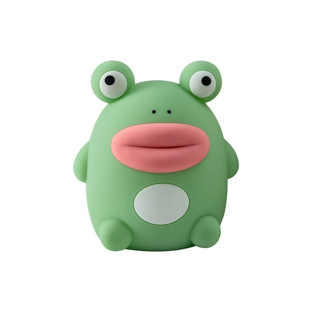 Cute Dimmable Nursery Nightlight Rechargeable Bedside Table Lamp Silicone Frog Night Lamp  Bedrooms