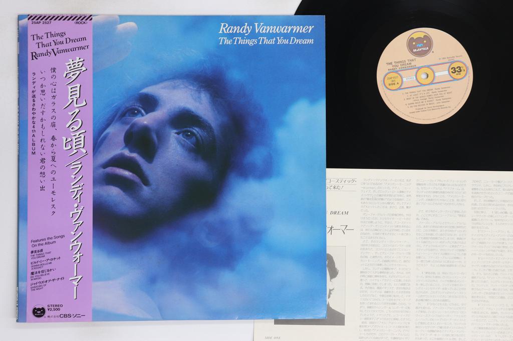 LP Record RANDY VANWARMER Things That You Dream 25AP2527 BEARSVILLE 1983 Japan Obi Rock Used