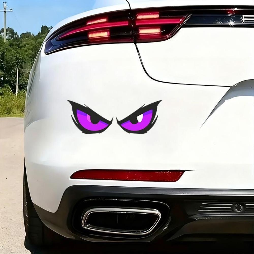 1 Stück Realistische Einzigartige Augenaufkleber Universelle Dekorationsaufkleber Für Autos, Motorräder, Helme Etc