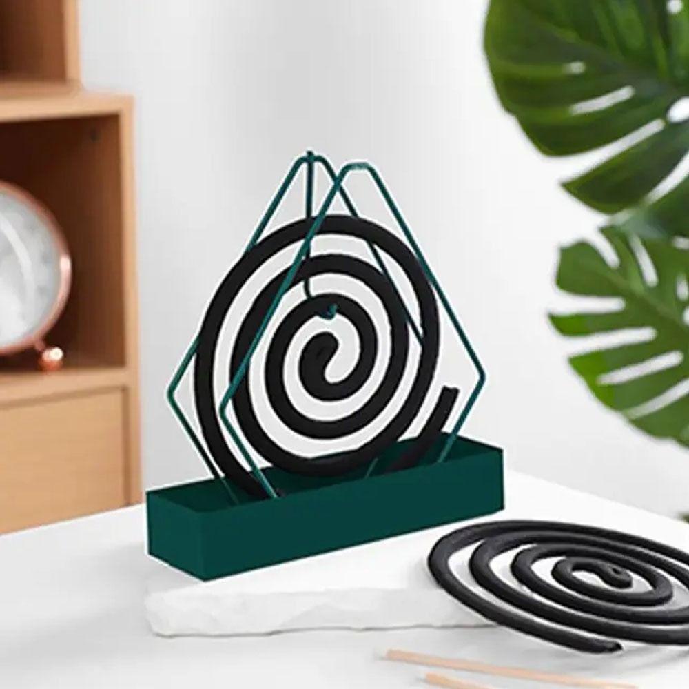 Ash-Proof Mosquito Repellent Bracket Iron Incenses Rack Plate  Outdoor Camping Supplies