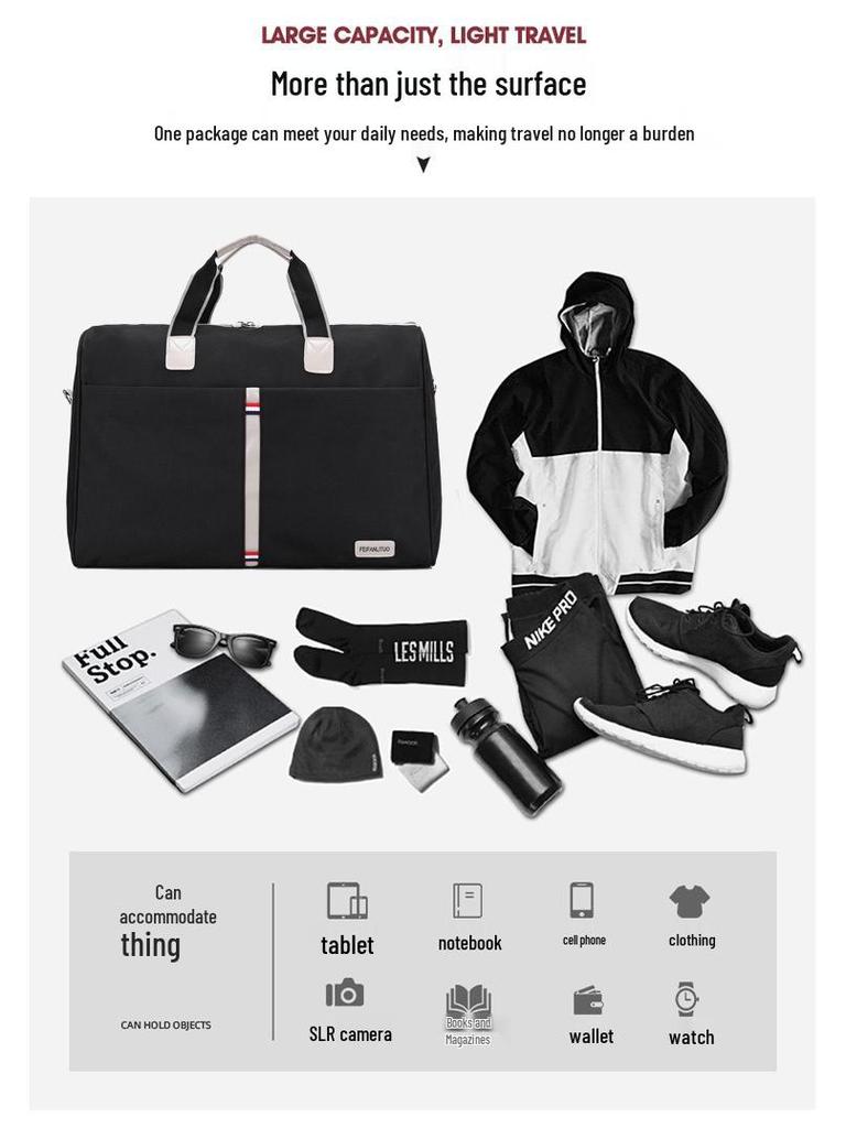 Cross-border Oxford Cloth Travel Bag, Casual Fashion Sports and Yoga Bag, Short Trip Luggage