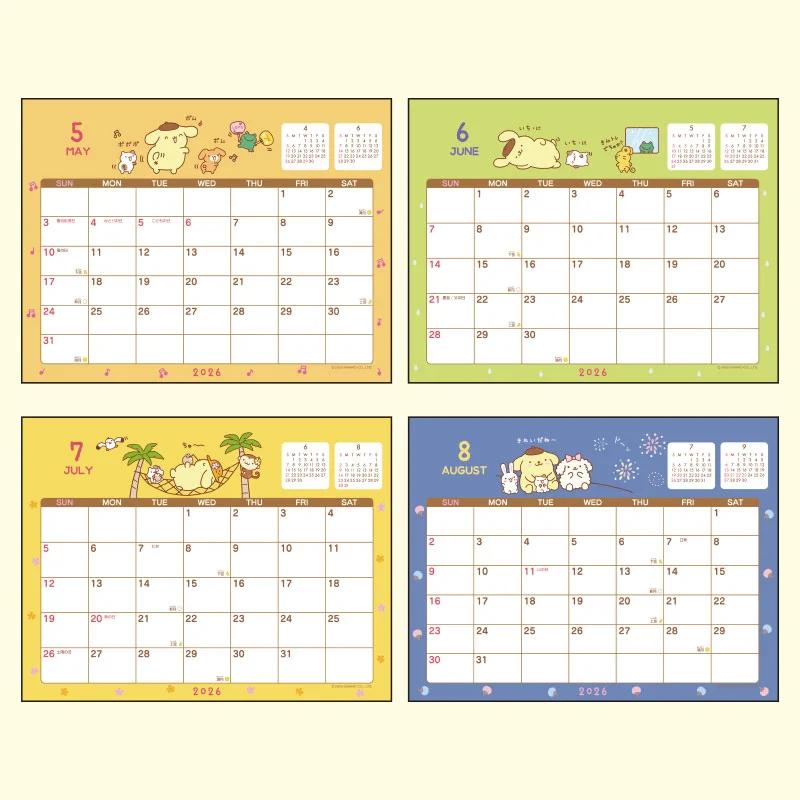 Sanrio Pompompurin Ring Calendar 2026 Japan NEW Sanrio Characters