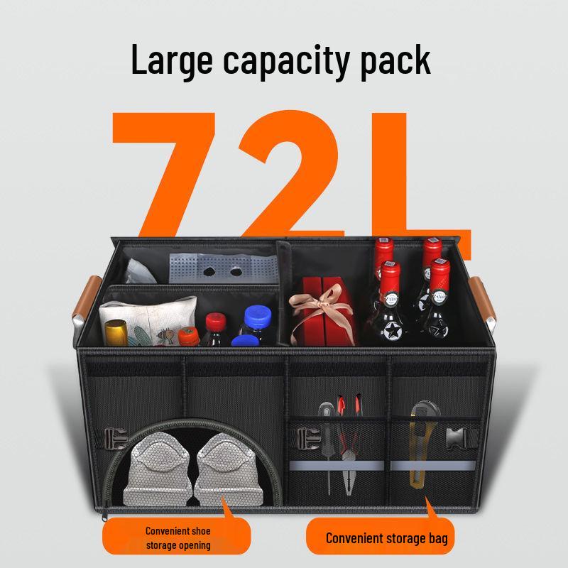 Foldable Car Trunk Organizer: Practical & Decorative Storage Box