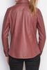 Handmade Casual Formal Wear Stylish Women's Leather Shirt Genuine Soft Lambskin