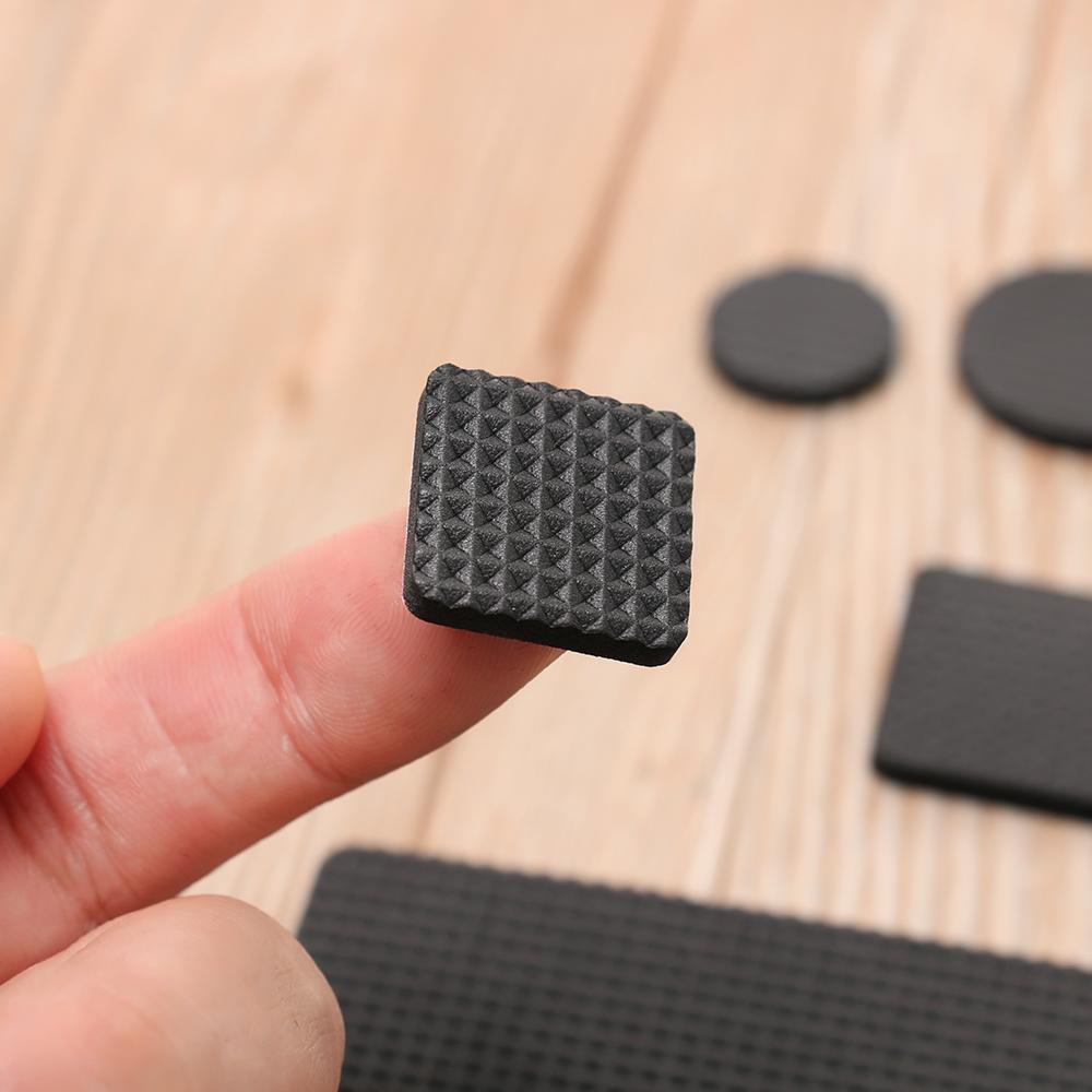 48Pcs Soft Furniture Leg Pads Bumper Chair Fittings Thickening Self-adhesive Floor Protector Anti-slip Mat Anti Rub