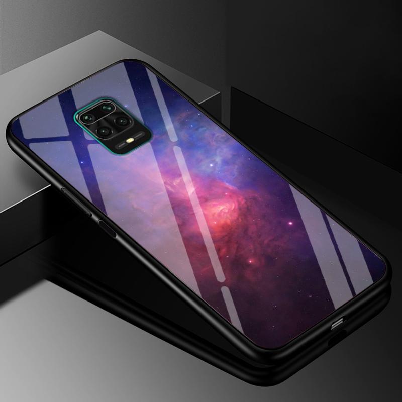 Tempered Glass Case for Xiaomi Redmi 9 9A 8 8A Mi Note 10 Lite Ultra Pro Cover Redmi Note 9S 9 Pro Max 9T SE 8 8T 7 Hard Case