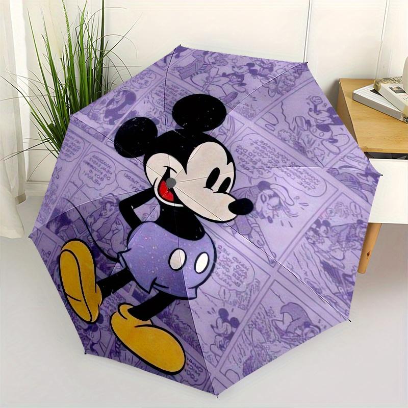 

Mickey Mouse,Comic Strip Automatic folding umbrella, 8 ribs portable foldable design, best choice for business and going out, birthday, Hall