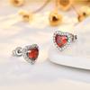 Twelve Star Heart-shaped Earrings Advanced Feelings and Ear Piercing Simple Ear Accessories