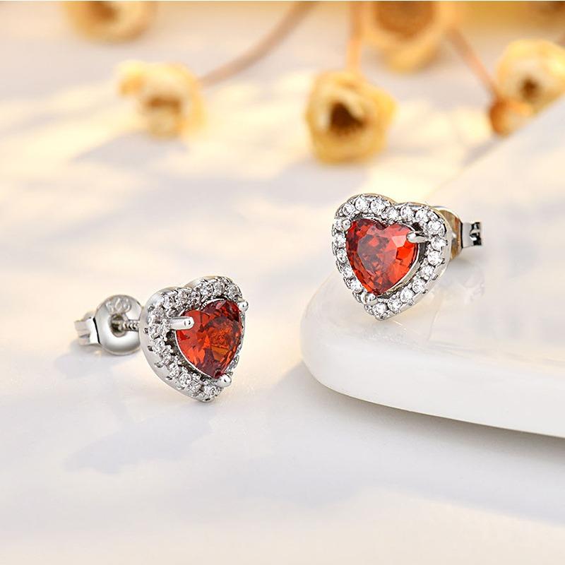 Twelve Star Heart-shaped Earrings Advanced Feelings and Ear Piercing Simple Ear Accessories
