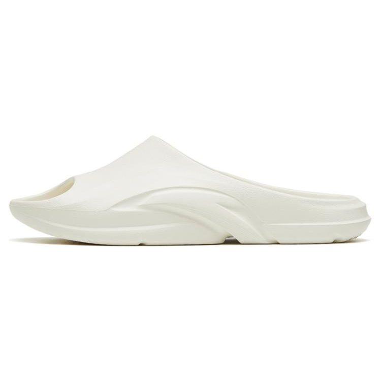 Anta Sheepskin Slip Resistant Abrasion Resistant Slide Slippers Women's White 922326993-3