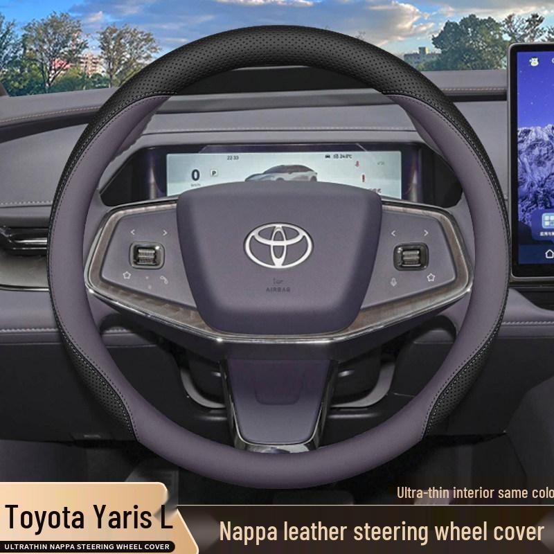 Ultra-thin Steering Wheel Cover for Toyota Yaris L - Dedicated Interior Modification Accessory
