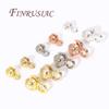 4/5.5MM Brass Cord Ends 18K Gold Plated Clam Shell Bead Tip Ball Chain Crimp Findings For DIY Beading Jewellery Making Supplies