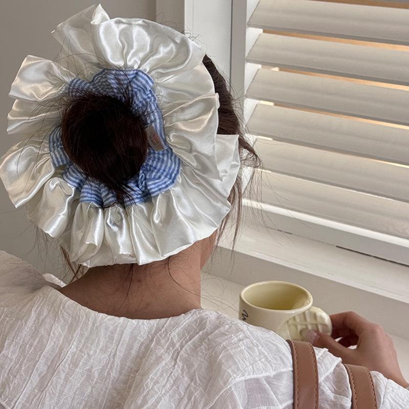 Very Large Korean Hair Accessories Elastic Band Rubber Scrunchies Ties for Girls Women Popular Leading Fashion Adults Fascinator