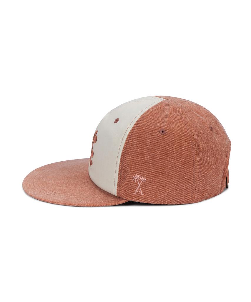 Bajal Graffiti Two-Tone Ordinary Ball Cap Brown