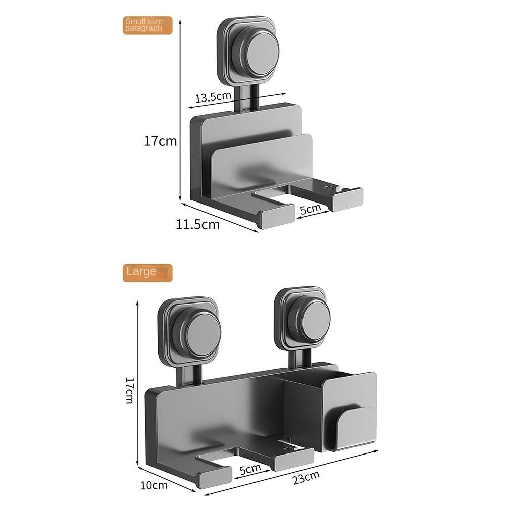 No Punching Hair Dryer Holder Wall Mounted Hairdryer Organizer Box New Wall Dryer Cradle  Bathroom