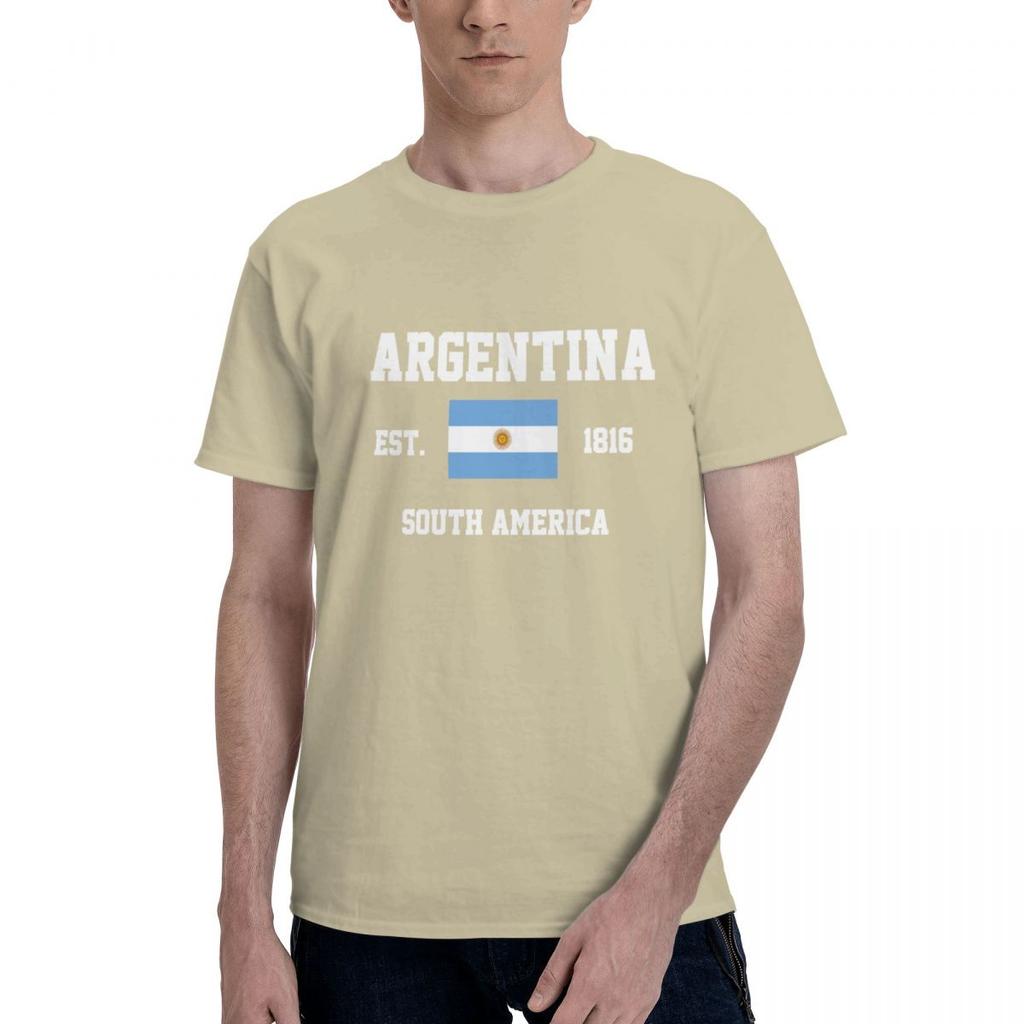 ZX 100 Cotton Argentina Argentinian Flag t shirts Men Casual tshirts Women Clothing TShirts Tops Tees S6XL Gift