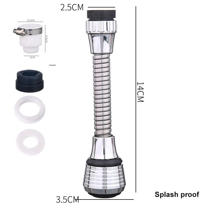 Water Tap Bubbler Extender 360 Rotate Kitchen Faucet Nozzle Aerator Water Saving Filter Spout Connector Bathroom Shower Head