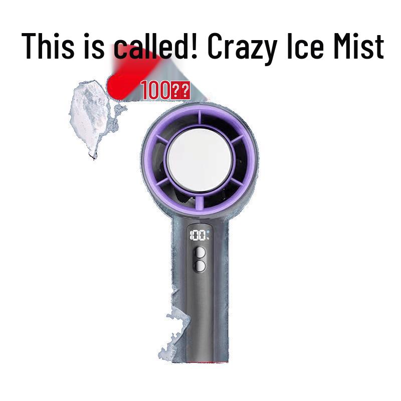 High-Speed Portable Ice Pack Cooling Fan with Superconducting Porcelain Blade