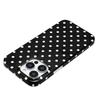 Coque pour iPhone 16 Pro Design à Pois IMD TPU Cover Arrière de Téléphone