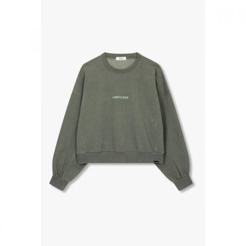 Studio Tomboy Pigment Small Print Sweatshirt 9175322978 dark khaki/OS