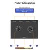ZONWAN 3.5mm Audio Bidirectional Switcher
