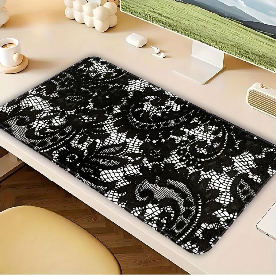 Mauspad Tastatur Mauspad Computer Laptop Pad Schreibtischzubehör Büro Pad Spielkonsole Pad Gummi Sexy Spitze Bilder