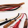 Adjustable Waist Rope Tassel Braided Belts High-quality Tassel Belt