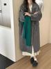 Double-Sided Wool Coat: Women's Long, Loose Korean Style with High-End Luxury for Autumn/Winter