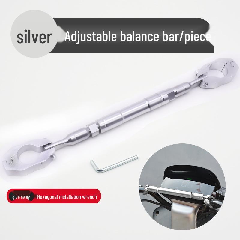Enhanced Motorcycle Crossbar Balance Handlebar Extension Rod