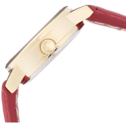 Fieldwork Fashion Watch, Nattito Matchan Leather Strap, FSC113-3, Red