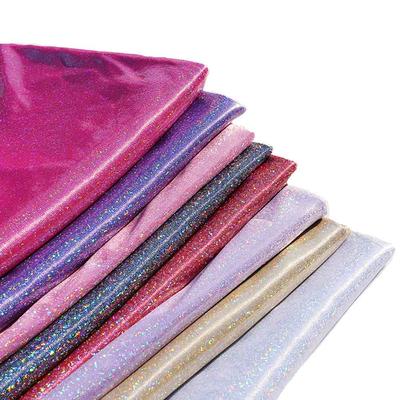 100*150 CM opalizujący laserowy obrus z dzianiny lśniąca tłoczona na gorąco kropka na kostiumy ślub syrenka materiały do dekoracji na przyjęcie urodzinowe