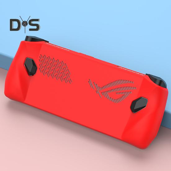 Silicone Game Console Case Protective Sleeve Shockproof Impact Resistant Non-slip Anti Drop Protective Cover for ROG ALLY