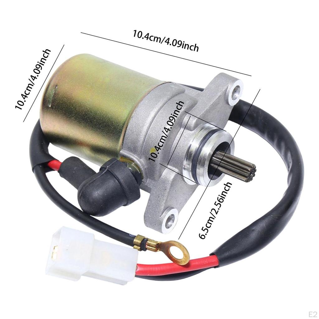 Scutere Motor de Pornire Pornire 2 Timpi Ușor de Instalat Piesă de Schimb Vehicul Înlocuire Robust 9