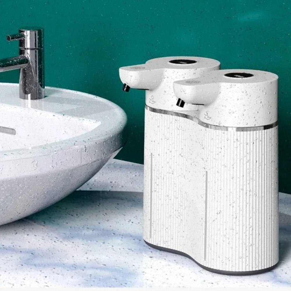 Infrared Sensor Double-Head Soap Dispenser Foam+Liquid Soap Dispenser  Commercial Use