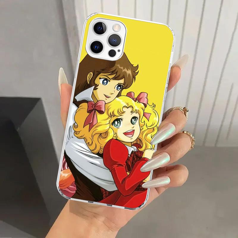 Anime Candy Phone Case for Iphone 17 Air 16 15 Plus 14 13 Mini 12 11 Pro Max 16E 7 8 SE 2020 Soft Funda Print Shell 17 Air 16 15