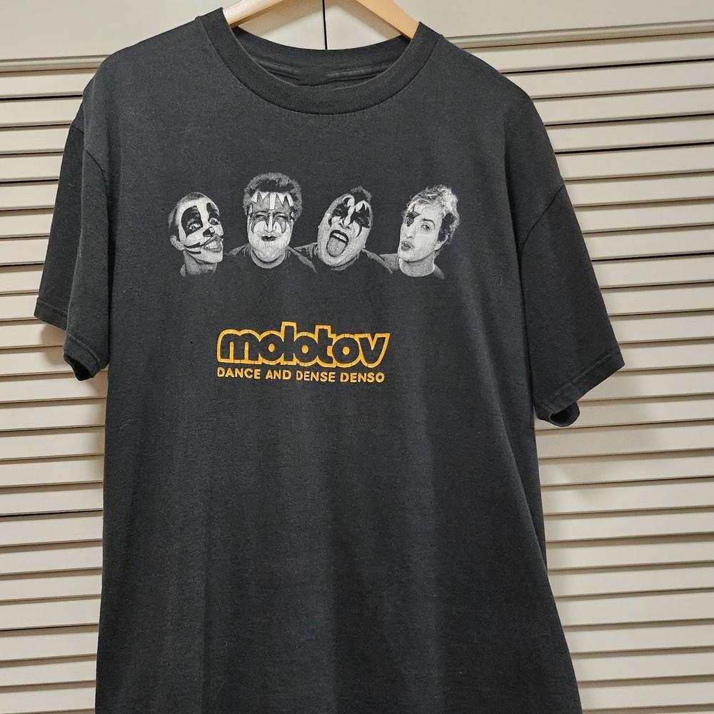Collection MOLOTOV Band Members Heavy Cotton Black T Shirt All Size AG935 Unisex T-Shirt M