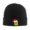 Square with Hat,cheerful Christmas. Men Women Unisex Knitted Hat Beanie Pullover Cap Winter Thermal Warm Christmas Outdoor Cycli