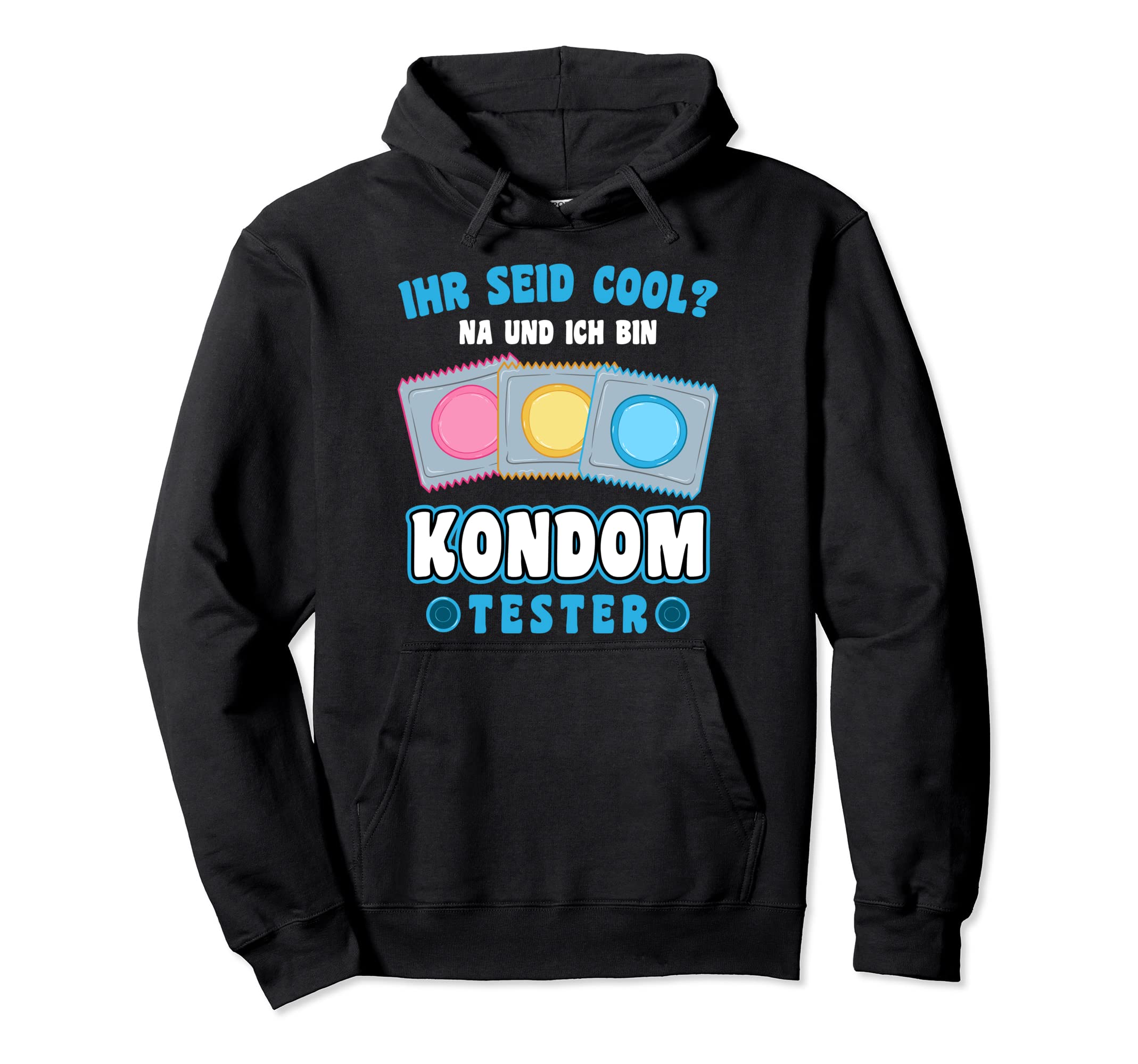 

Condom Tester Contraception Funny Gift Hoodie чёрный