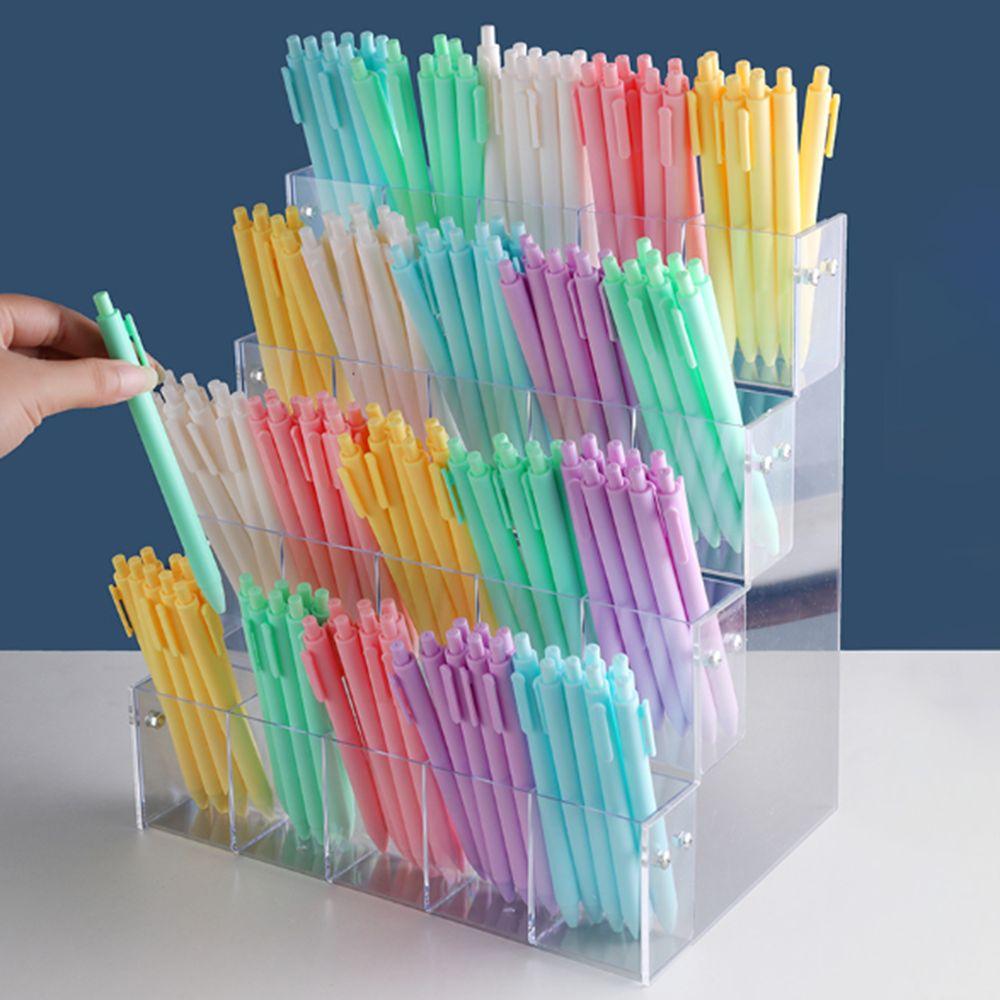 Acrylic Mark Pen Holder 2/3/4/5/6 Layer Makeup Brush Holder Brush Storage Rack  Desktop Ornaments