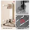 Double-ended hanger storage rack Suitable for wardrobe & balcony Possesses two poles Various types of hangers can be placed
