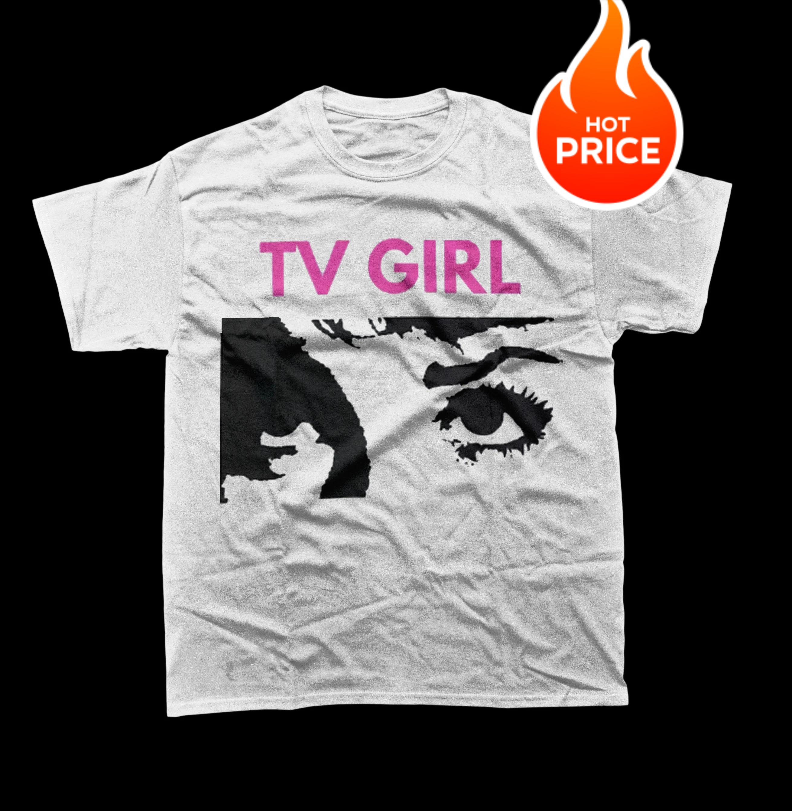 TV Girl Unisex Tshirt French Exit album Tshirt Indie music band graphic Pure cotton allseason casual loose streetwear shirt S