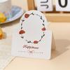 10pcs Handwriting Message Card Bouquet Series Greeting Card Exquisite   Happy Birthday