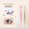 High Precision False Eyelash Tweezers Wedding And Vaccination Beginners Stainless Steel Eyelash Tweezers Grafting False Eyelash