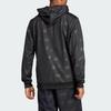 Adidas Essentials Series Men Letter Logo Embossed Polar Fleece Long Sleeve Hoodie Black IJ6435