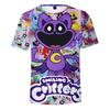 Smiling Critters T-Shirts Printed Graphic Shirts Casual Cosplay Short Sleeve Tee Tops for Men Women
