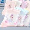 Disney Girls' Princess Lace Mesh Mid-Calf Socks