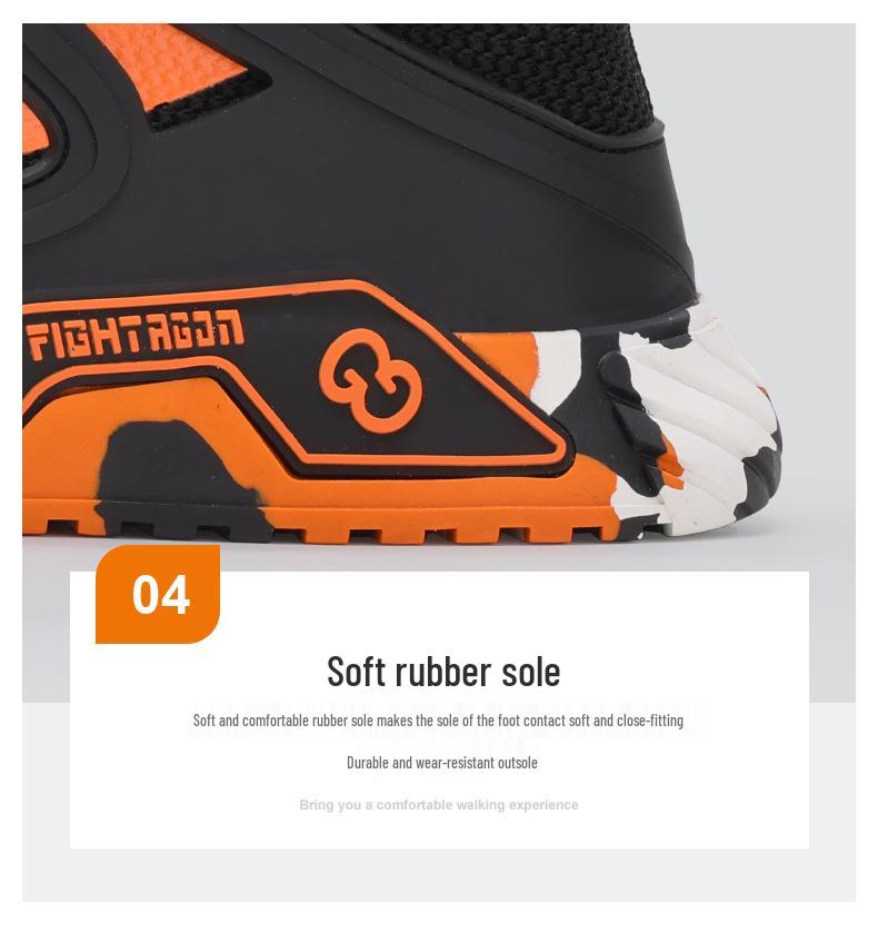 Men's Winter Protection Shoes: Anti-smash, Anti-puncture, Lightweight, Soft Sole, Wear-resistant, Anti-slip Safety Work Footwear.